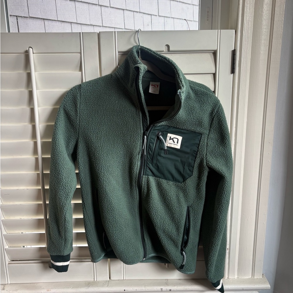 Kari Traa Forest Green Fleece Zip Jacket
